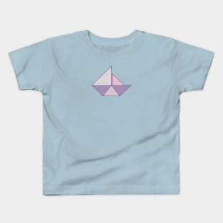 Origami Boat Kids T-Shirt